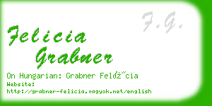 felicia grabner business card